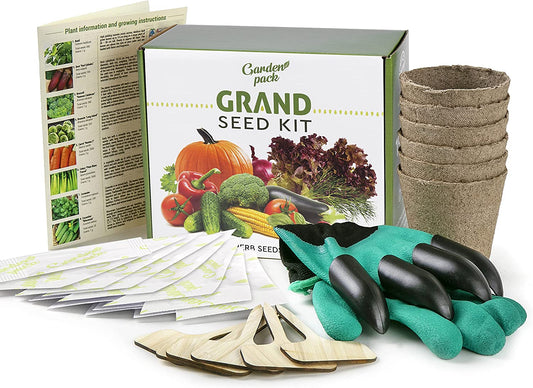 30 Vegetable Seeds Variety Kit - over 15000 Seeds