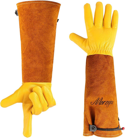 Large Gardening Gloves for Men/Women, Professional Rose Pruning Gloves Thorn Proof,