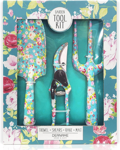 4pc-Floral Sturdy Garden Tool Set