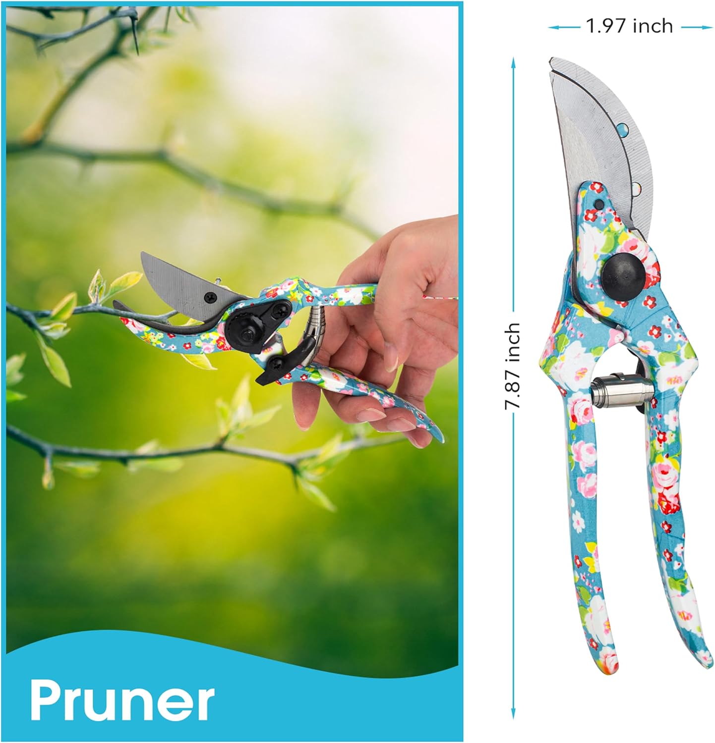 4pc-Floral Sturdy Garden Tool Set