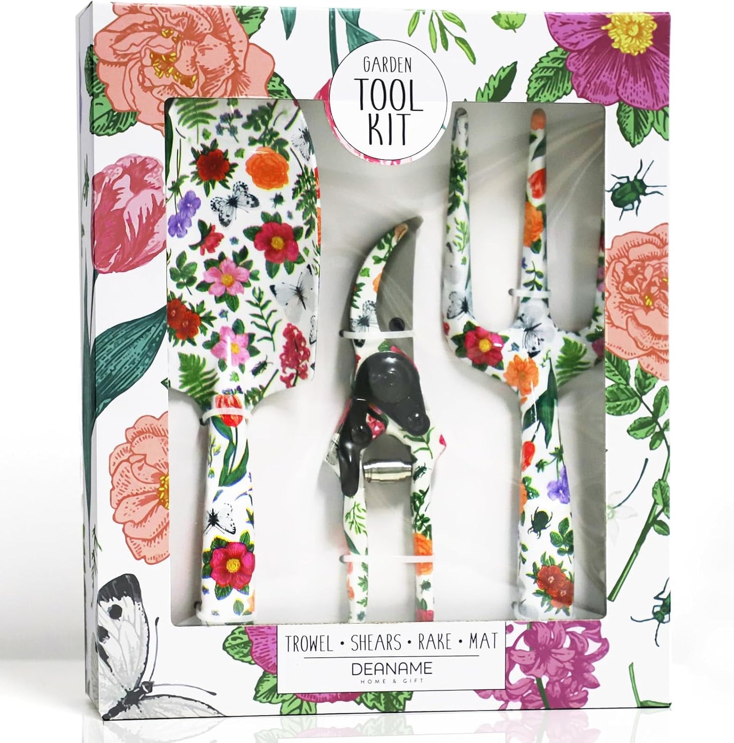 4pc-Floral Sturdy Garden Tool Set