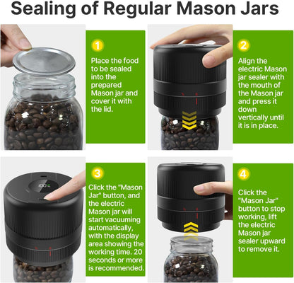 Portable Mason Jar Vacuum Sealer Kit