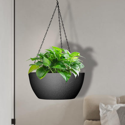 (2)10 Inch Hanging Planters Indoor/Outdoor