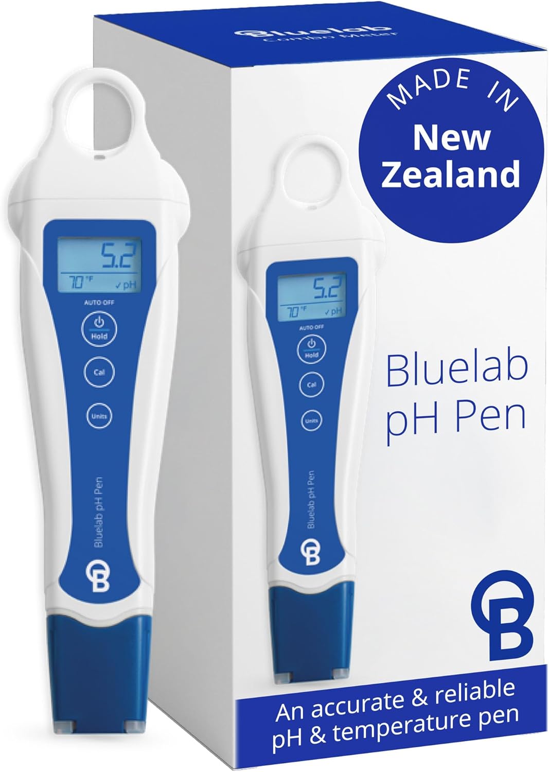 Blue Lab Ph Pen Meter and Probe Care Kit