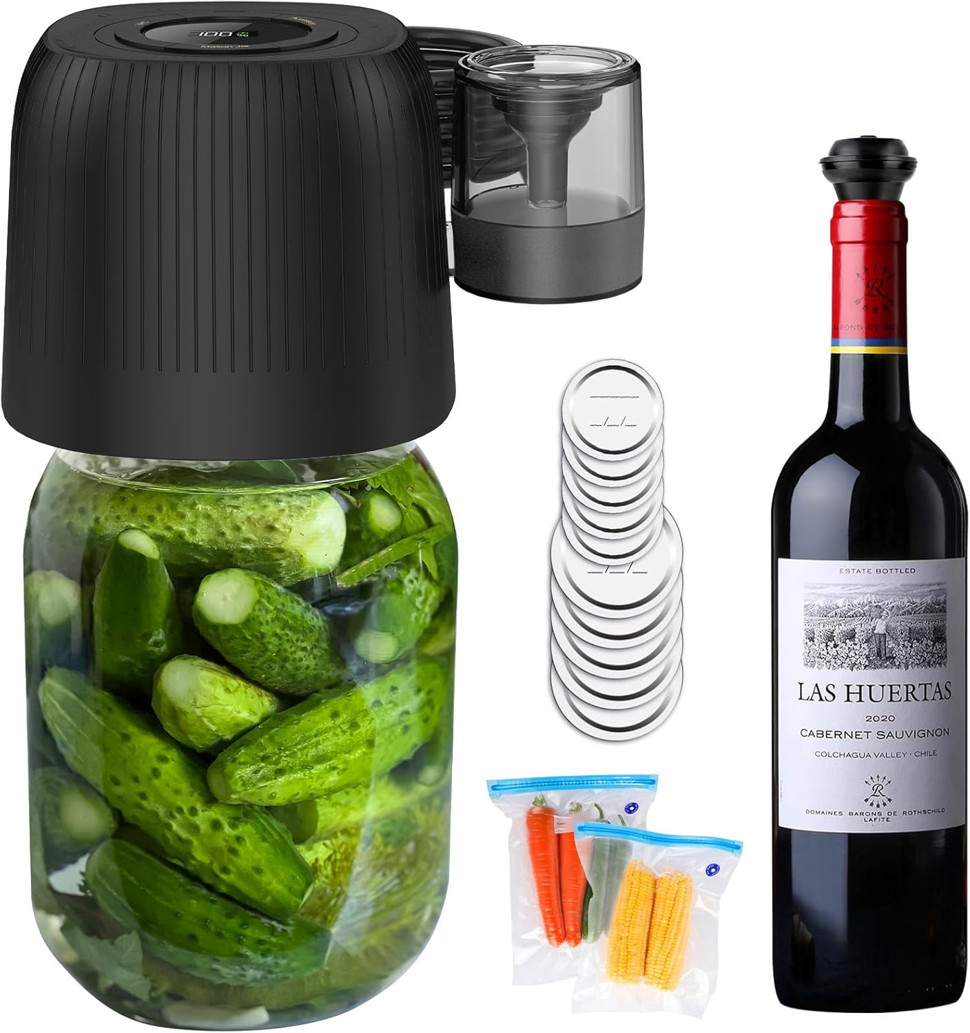 Portable Mason Jar Vacuum Sealer Kit