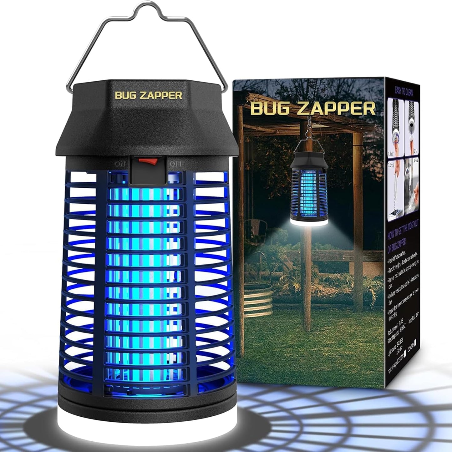 Bug Zapper Outdoor/LED Light(Manual Control)