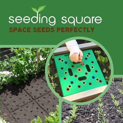 Seed and Seedling Spacer Tool for Bigger Harvests,Ruler & Planting Guide