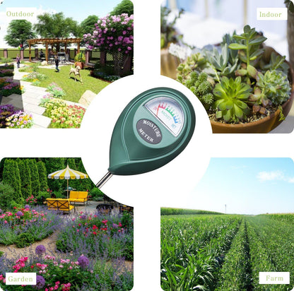 Soil Moisture Meter, Plant Water Monitor, Hygrometer Sensor for Gardening, 