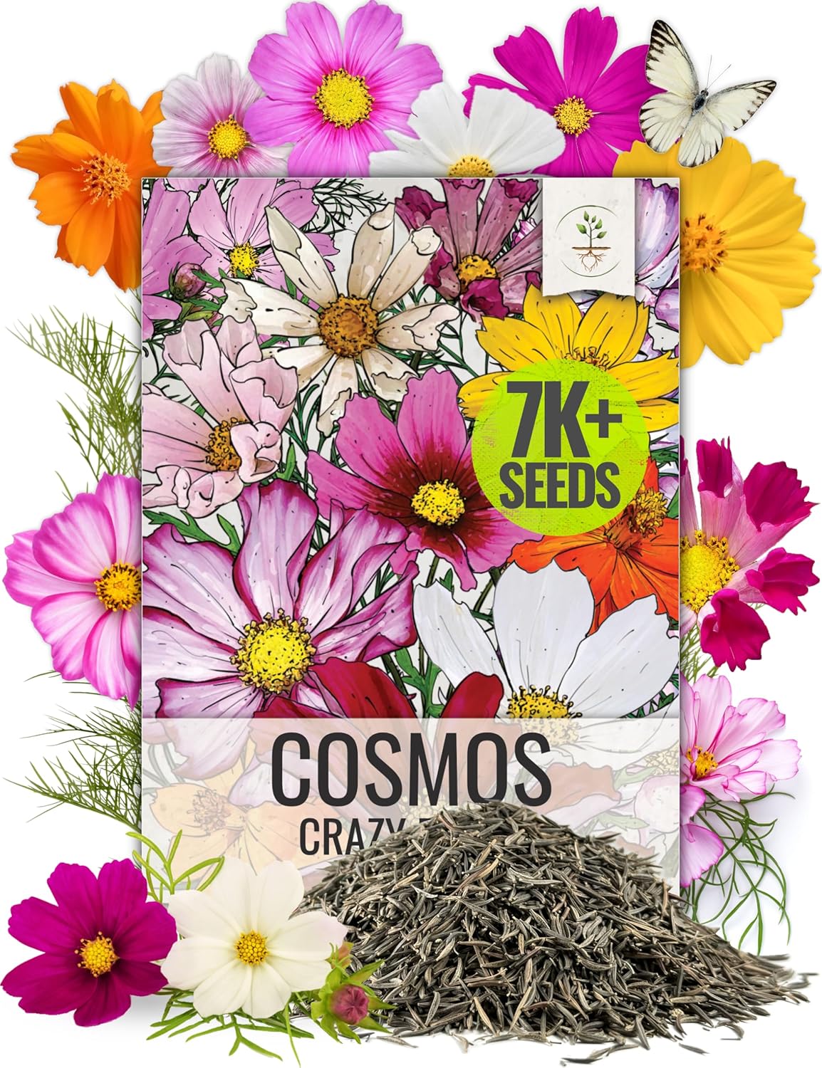 Seeds Needs Cosmos Flower Seeds 10+ Varieties Specialty Blend 