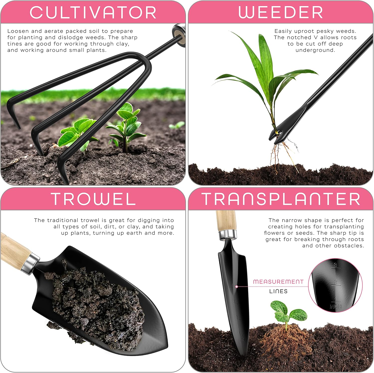 8-1 Gardening Tools Kit