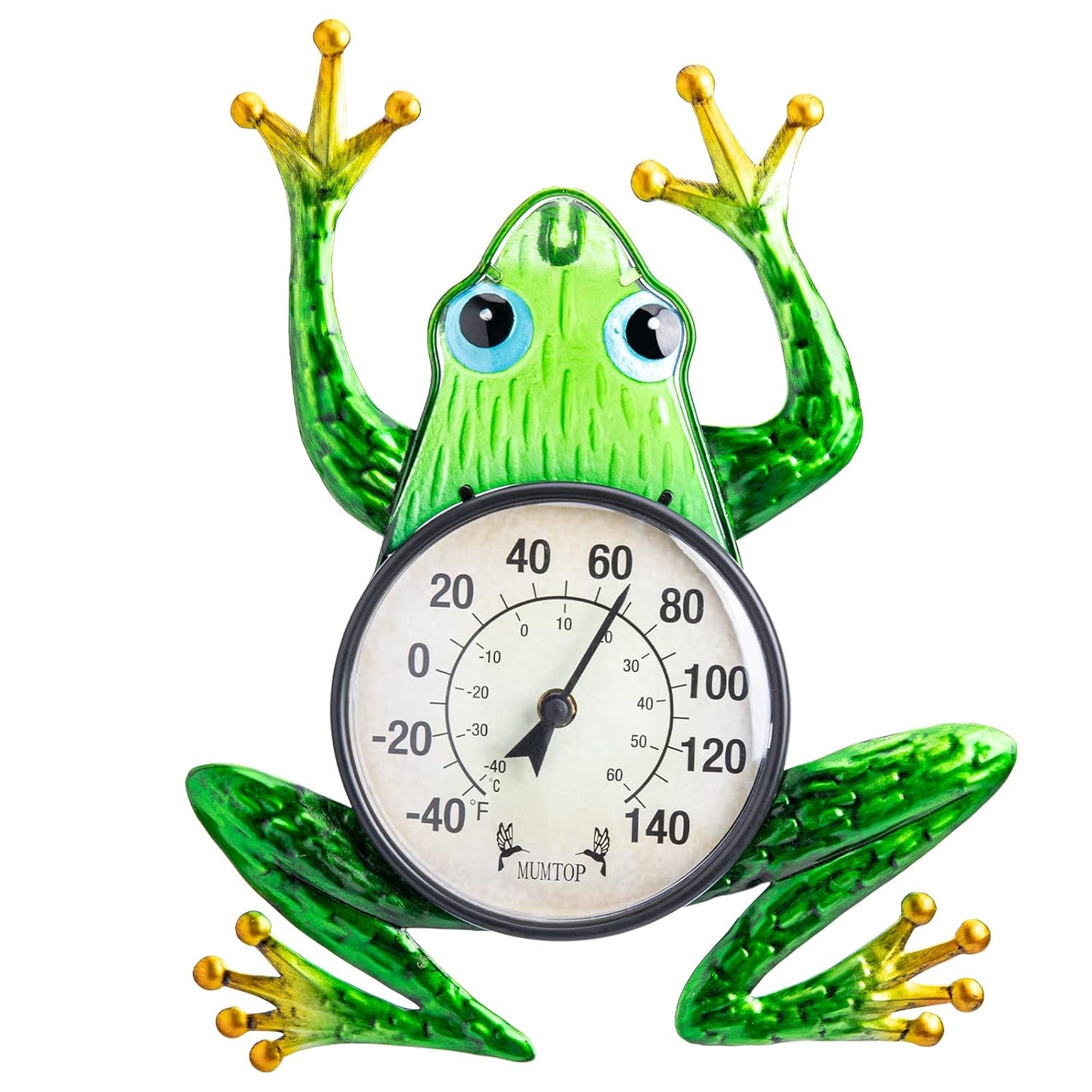 Outdoor Thermometers for Patio - Indoor Outdoor Thermometer, Frog Wall Thermometer Wireless for Garden Home Decor